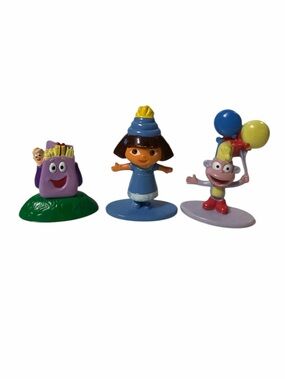 Nickelodeon Dora the Explorer Game Pieces Figurines Cake Toppers Boots Backpack